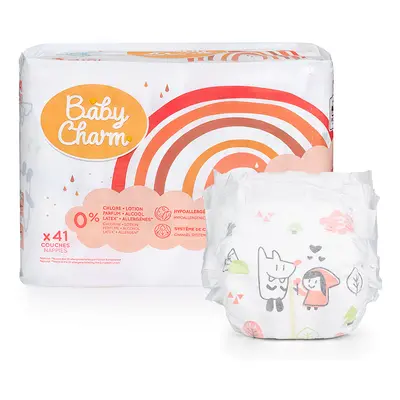 Plenky Baby Charm Super Dry Flex vel. 3 Midi, 4-9 kg, 41 ks