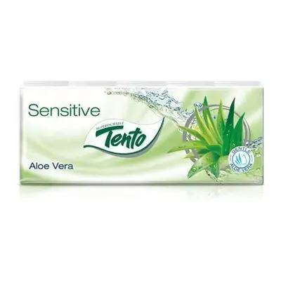 Kapesníky Tento Sensitive Aloe Vera 3v, 10 ks