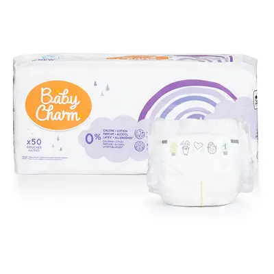 Baby Charm Super Dry Flex vel.1 Newborn 2-5kg (50 ks)