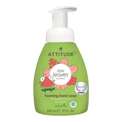 Dětské pěnivé mýdlo na ruce ATTITUDE Little leaves s vůní melounu a kokosu 295 ml