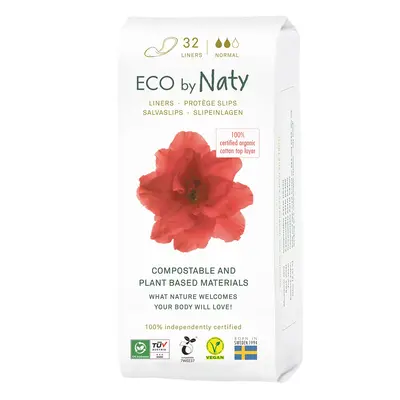 Eco Naty Dámské ECO slipové vložky Naty - normal (32 ks) (nedostupné)