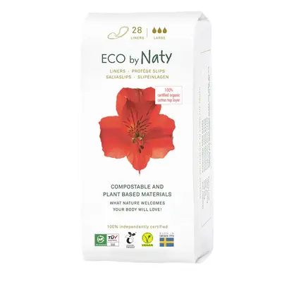 Eco Naty Dámské ECO slipové vložky Naty - super (28 ks)