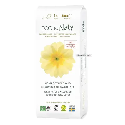 Eco Naty Dámské ECO vložky Naty (14 ks) - normal