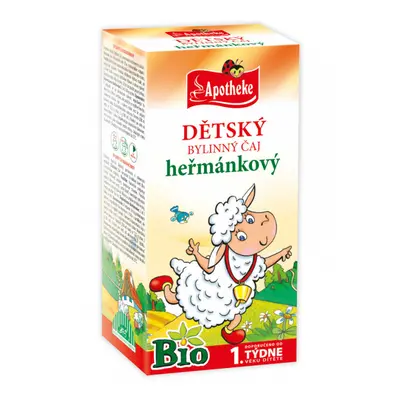 Apotheke DĚTSKÝ ČAJ BIO Heřmánkový 20 x 1 g