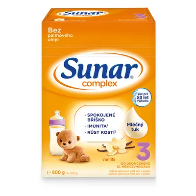 Sunar Complex 3 Vanilka 600g