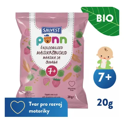 SALVEST Põnn BIO Jahodové křupky (20 g)