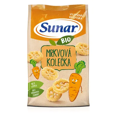 Sunar BIO Mrkvová kolečka křupky 45 g