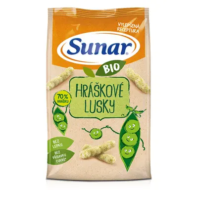 Sunar BIO Hráškové lusky křupky 45g