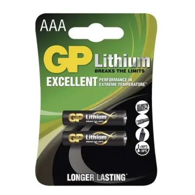 GP Lithium AAA 2ks 1022000412