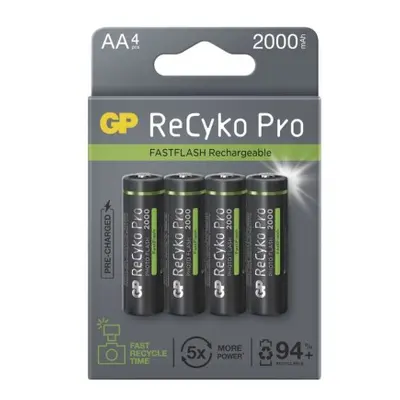 GP ReCyko Pro Photo Flash AA (HR6) 4ks 1033224201