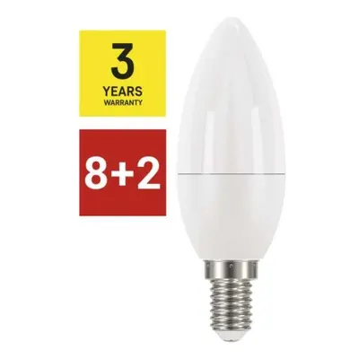 EMOS LED žárovka Classic Candle E14 5W teplá bílá 8+2 zdarma