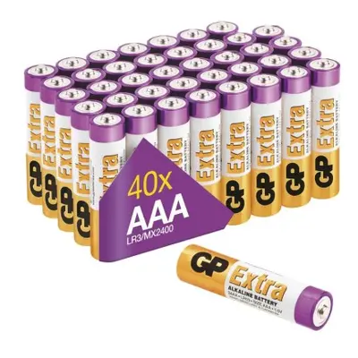 GP Extra Alkaline AAA (LR03) 40 ks 1013100401