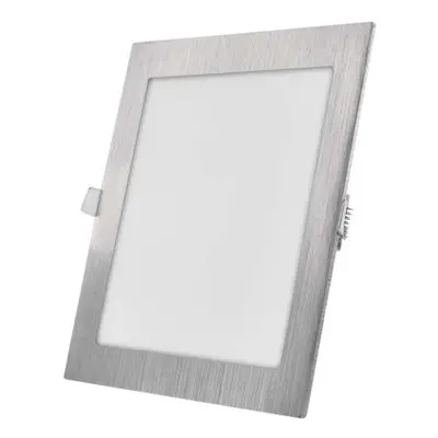 LED podhledové svítidlo NEXXO stříbrné, 22,5 x 22,5 cm, 18 W, teplá/neutrální bílá