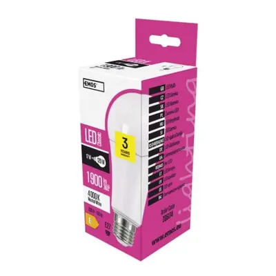 LED žárovka Classic A67 / E27 / 17 W (120 W) / 1 900 lm / neutrální bílá