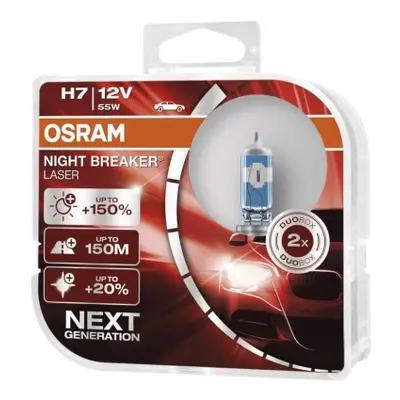 OSRAM Night Breaker Laser H7 PX26d 12V 55W NBL, 2 ks