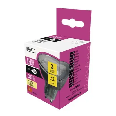 EMOS LED žárovka Classic MR16 / GU10 / 4,2 W (36 W) / 333 lm