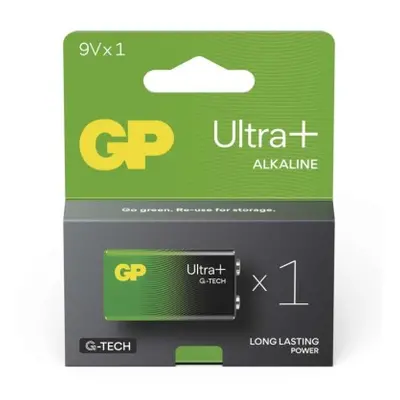 Alkalická baterie GP Ultra Plus 9V (6LR61), 1 ks