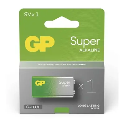 Alkalická baterie GP Super 9V (6LR61), 1 ks