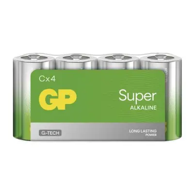 Alkalická baterie GP Super C (LR14), 4 ks