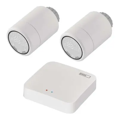 Sada GoSmart: 2x digitální termostatická hlavice P5630S ZigBee, 1x ZigBee brána