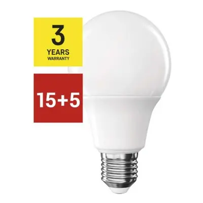 15 + 5 zdarma – LED žárovka Classic A60 / E27 / 9,5 W (75 W) / 1 055 lm / teplá bílá