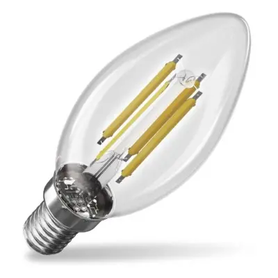 LED žárovka Filament svíčka A CLASS / E14 / 3,8 W (60 W) / 806 lm / neutrální bílá