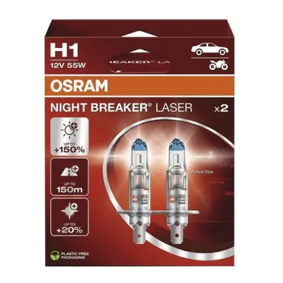 Autožárovka OSRAM H1 55W 12V DUOBOX