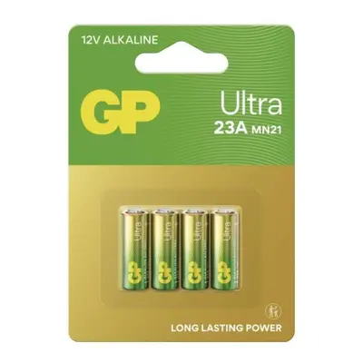 Alkalická speciální baterie ULTRA GP 23A 12 V, 4 ks