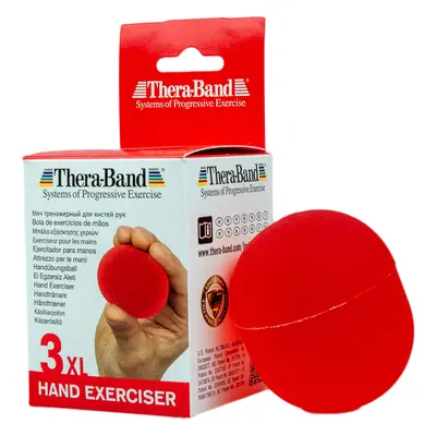 Thera-Band Hand Exerciser XL - posilovač rukou gelové vajíčko, červené - měkké