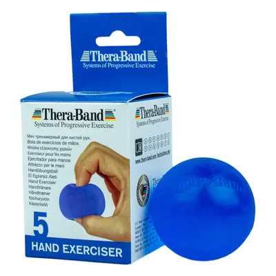 Thera-Band Hand Exerciser - posilovač rukou gelová kulička, modrá - tvrdá