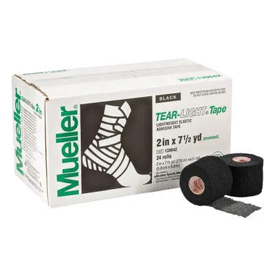 Mueller Tear-Light® Tape, černá Barva a délka: Černá 7,6 cm x 6,8 m