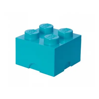 LEGO úložný box 4 - azurová