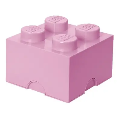 LEGO úložný box 4 - světle růžová