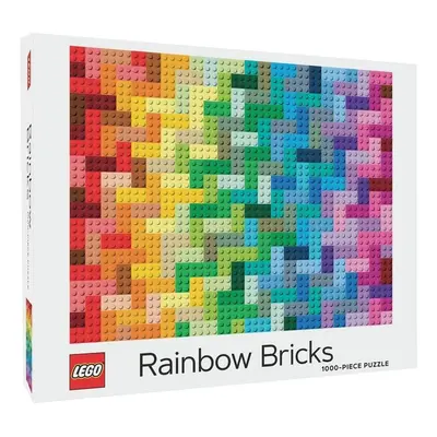 DVĚDĚTI Chronicle Books Puzzle LEGO® duhové kostky 1000 dílků