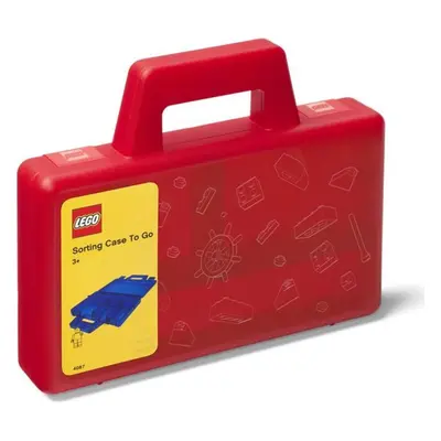 LEGO úložný box TO-GO - červená