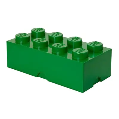 LEGO úložný box 8 - tmavě zelená