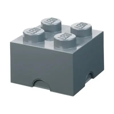 LEGO úložný box 4 - tmavě šedá