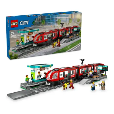 LEGO LEGO® City 60423 Tramvaj a zastávka v centru města