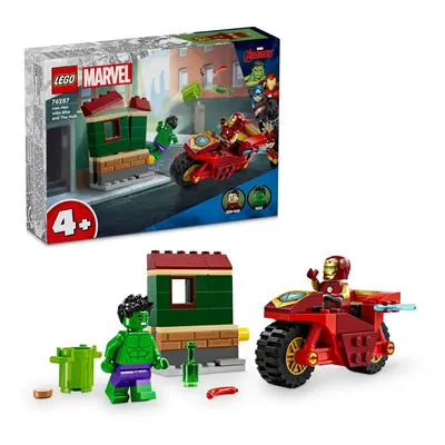 LEGO LEGO® Marvel 76287 Iron Man s motorkou a Hulk