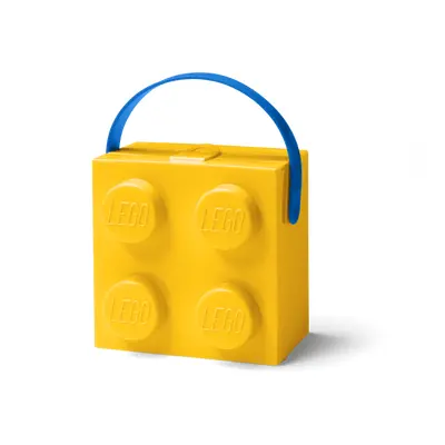 Smartlife LEGO box s rukojetí - žlutá