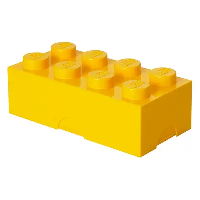 LEGO box na svačinu 100 x 200 x 75 mm - žlutá