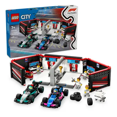 LEGO LEGO® City 60444 Garáž F1® a vozy Mercedes-AMG a Alpine