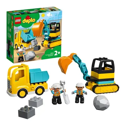 Duplo LEGO® DUPLO® 10931 Náklaďák a pásový bagr