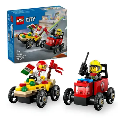 LEGO LEGO® City 60458 Závodní balíček: Rozvoz pizzy vs. hasičské auto