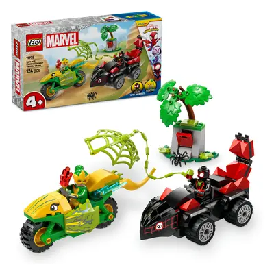 LEGO LEGO® Marvel 11198 Spin, Electro a honička s dinosauřím vozidlem