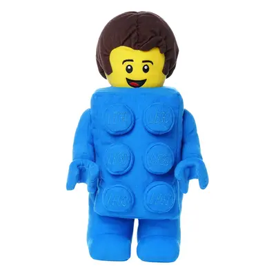 LEGO® plyšák Chlapec v převleku modré kostičky