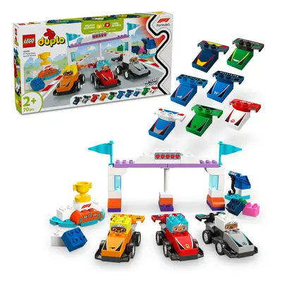 LEGO LEGO® DUPLO® 10445 Závodní auta a řidiči týmu F1®