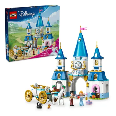 LEGO LEGO® ǀ Disney 43275 Popelčin zámek a kočár s koňmi