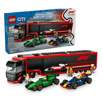 LEGO LEGO® City 60445 Kamion F1® s vozy F1® RB20 a AMR24