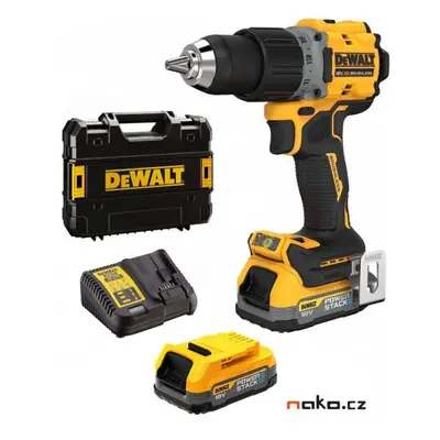 DeWALT DCD800E2T bezuhlíková aku vrtačka XR POWERSTACK LiIon 18V 2x1,7Ah